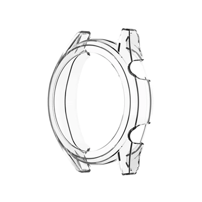 Clear White Ультра тонкий умный чехол для huawei watch GT active 46 мм Смарт-часы Мягкий ТПУ защитный силиконовый чехол для huawei аксессуары GT - Цвет: Clear White