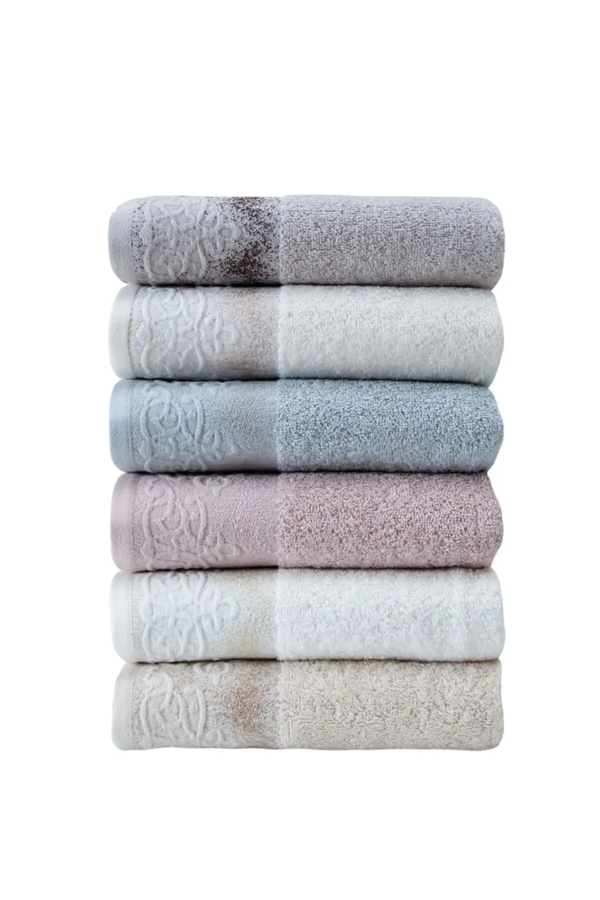 

Bath Towel Pure Soft 50x90 Şila 6 Set Hand Towels-Assortment
