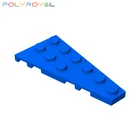 Строительные блоки technalal DIY 3x6 клиновидная пластина (слева) MOC творческие обучающие игрушки для детей подарок на день рождения 54383