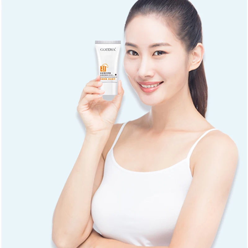 Солнцезащитный крем Gotdya SPF31. Водонепроницаемый и устойчивый к поту изолирует