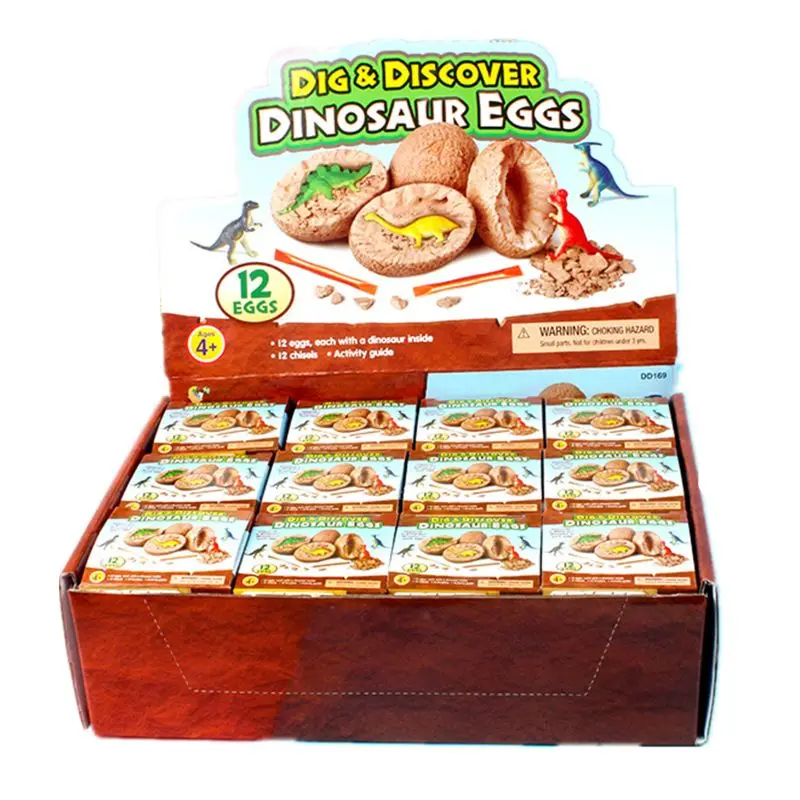 

Игрушка-яйцо динозавр Eggs12 Dino, Обучающие игрушки STEM для детей, подарок для вечеривечерние, сувениры для детей, приключения к вырыву тайны 12