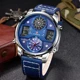 Men Watch LIGE New Sport Wristwatch 30M Waterproof Quartz LED Watches Mens Fashion Leather Watch for Men Clock Relogio Masculino Other Image