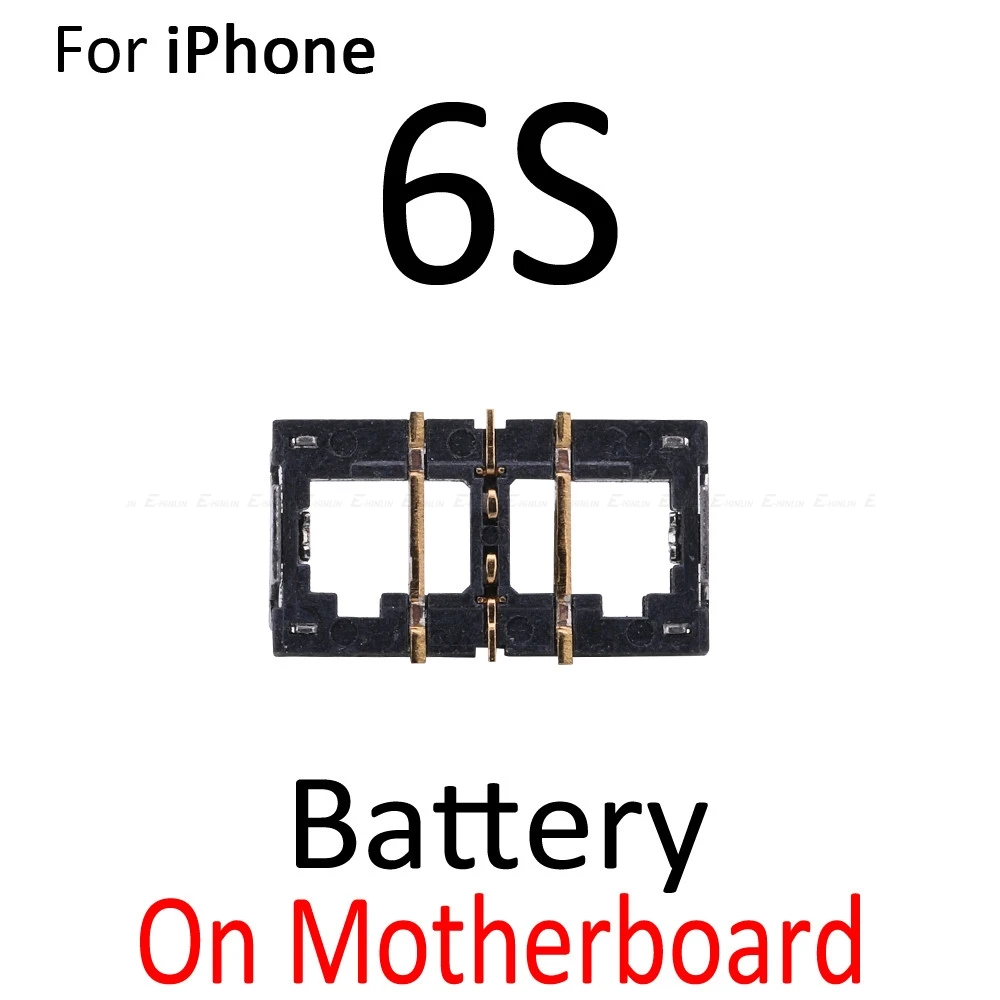 2 шт. внутренний FPC Разъем для iPhone 5 5S SE 5C 6 6S Plus зажим аккумулятора Контакты