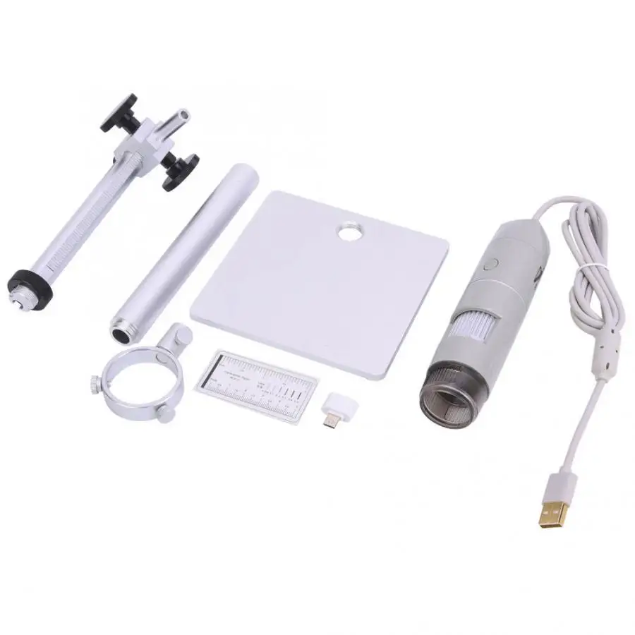 HT 80PL 500X 8 LED 5MP цифровой микроскоп Эндоскоп лупа камера с подъемной подставкой