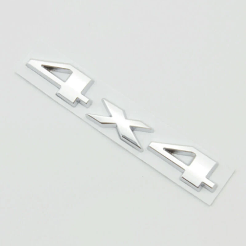 Декоративные 4X4 эмблема автомобиля набор Fender Серебряный стикер грузовик