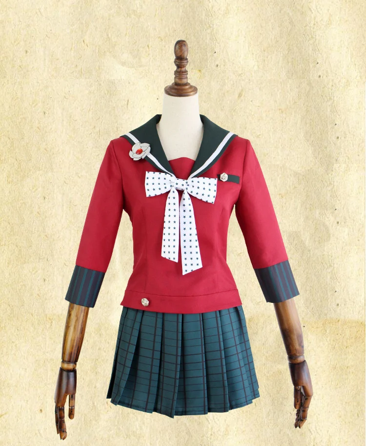 

Game Danganronpa Cosplay Harukawa Maki Costume Maki School Uniform Women Girl Cosplay Halloween Costume Set