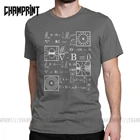 Уравнениях Максвелла мужские футболки науки физики Geek Математика формула умников, Повседневная футболка с короткими рукавами из хлопчатобумажной ткани