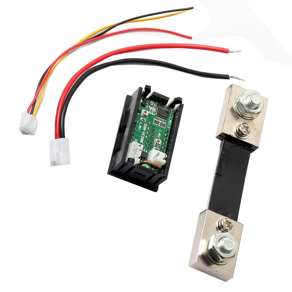 Цифровой вольтметр Амперметр постоянного тока 100 в А панель Измеритель