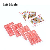 kings wild card set magic tricks no worded wordless book magic trick close up accessories stage illusions comedy