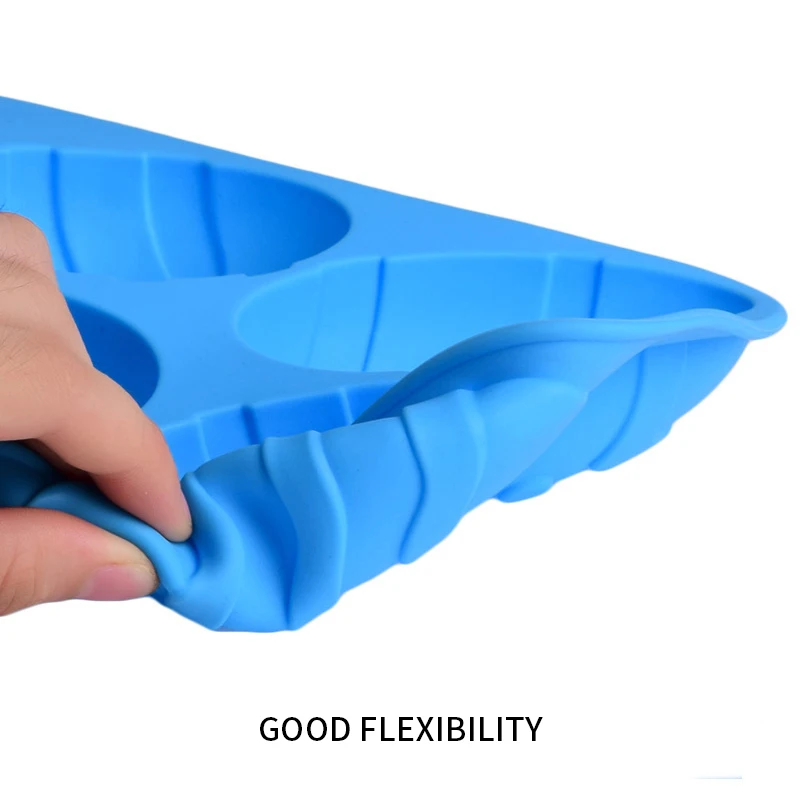 

6 Cavity Easter Egg Shaped Silicone Baking Mold 3D Cake Mold Muffin Chocolate Cookie Baking Mould Pan Ice Maker Mould