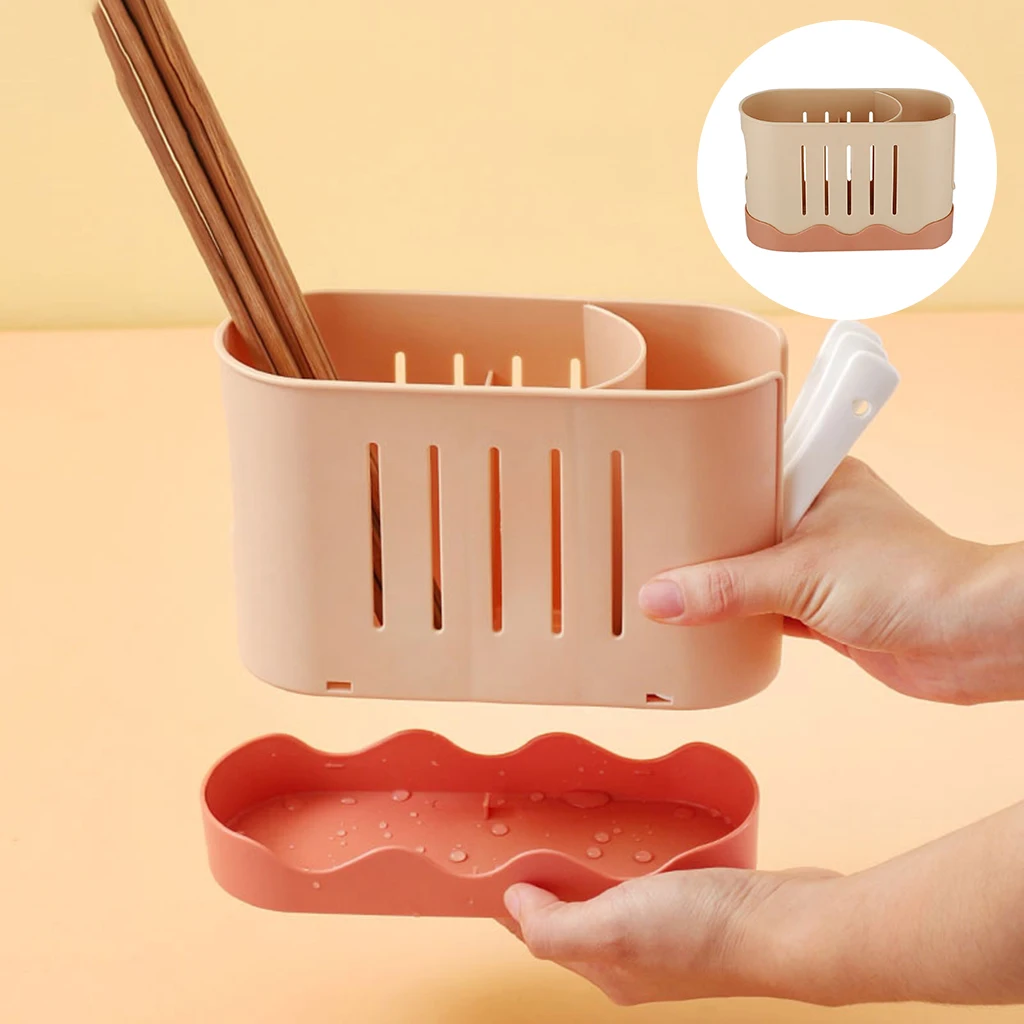 

Chopsticks Cage Countertop Draining Storage for Kitchen Utensils Spoon