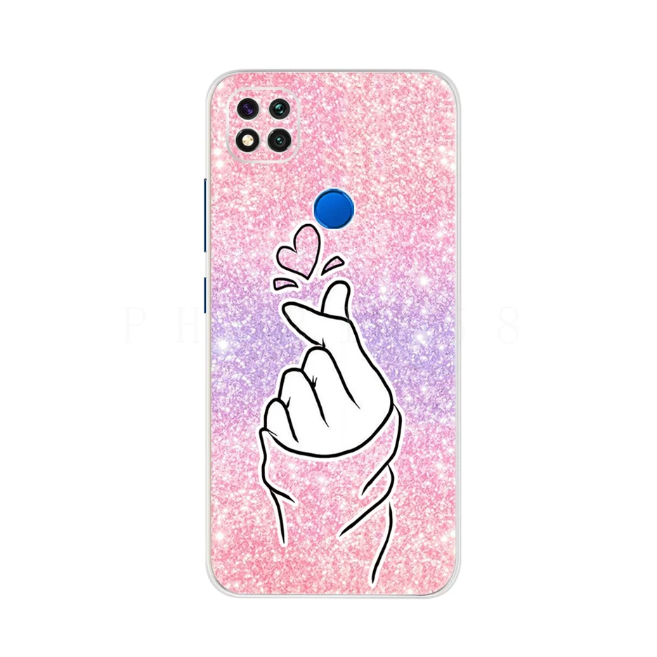 Ốp Lưng Dẻo Silicone Xiaomi Redmi 9C Ốp Lưng Redmi 9C 9 C Lưng Dễ Thương Mèo Hoạt Hình Ốp Điện Thoại Dành Cho Xiaomi redmi 9C Mềm TPU Fundas