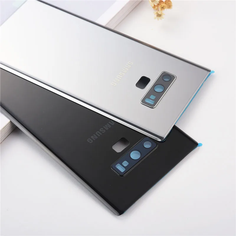 Оригинальный чехол SAMSUNG Note 9 задняя крышка батарейного отсека задний 3D стеклянный