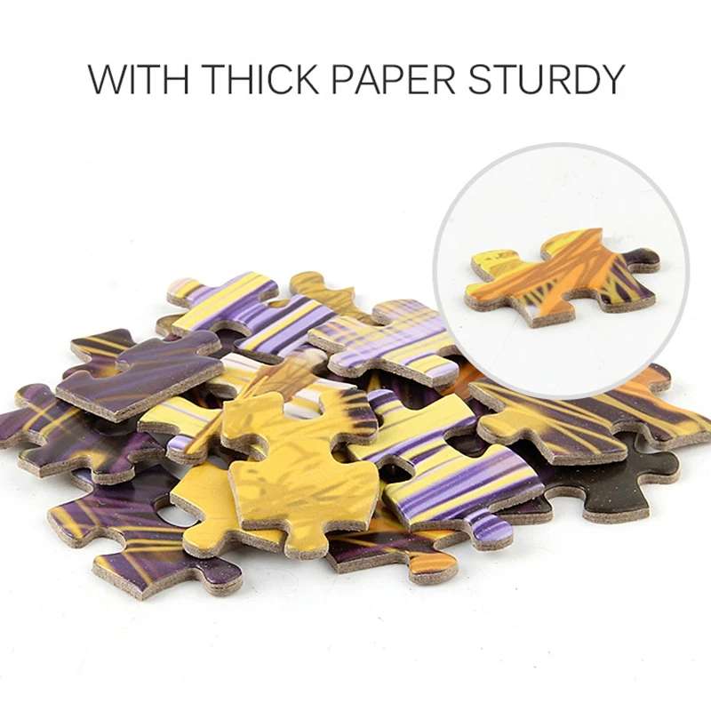 

1000 Pieces of Paper Jigsaw Puzzle Pieces Mosaic Building Block Jigsaw Puzzle Toys for Teenagers