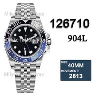 mens watches 126710 aaa replica automatic mechanical watch 904l stainless steel luminous waterproof watches for men gmt master