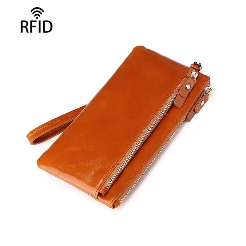 Роскошные женские кошельки из натуральной кожи с технологией радиочастотной