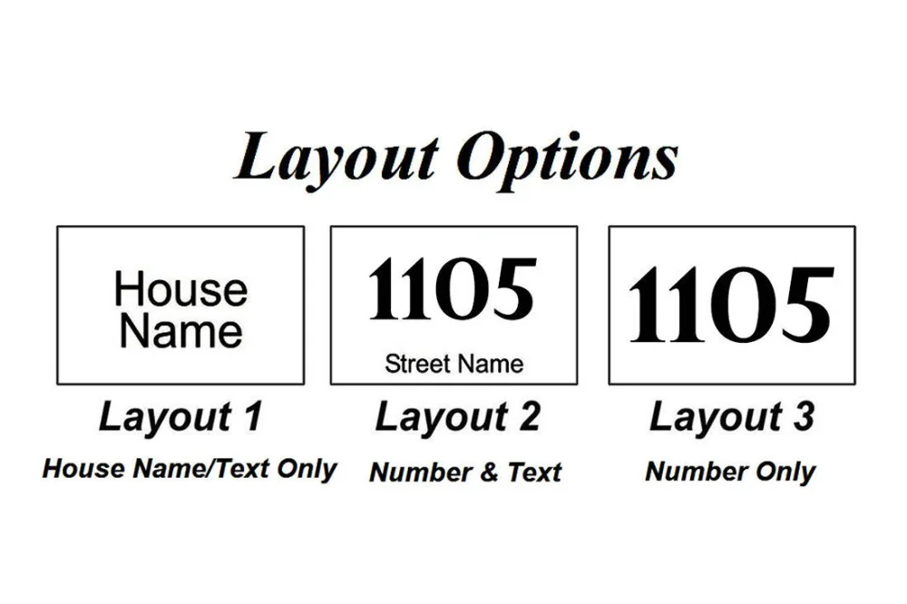 Персонализированные современные таблички с цифрами для дома|house address plaques|personalized