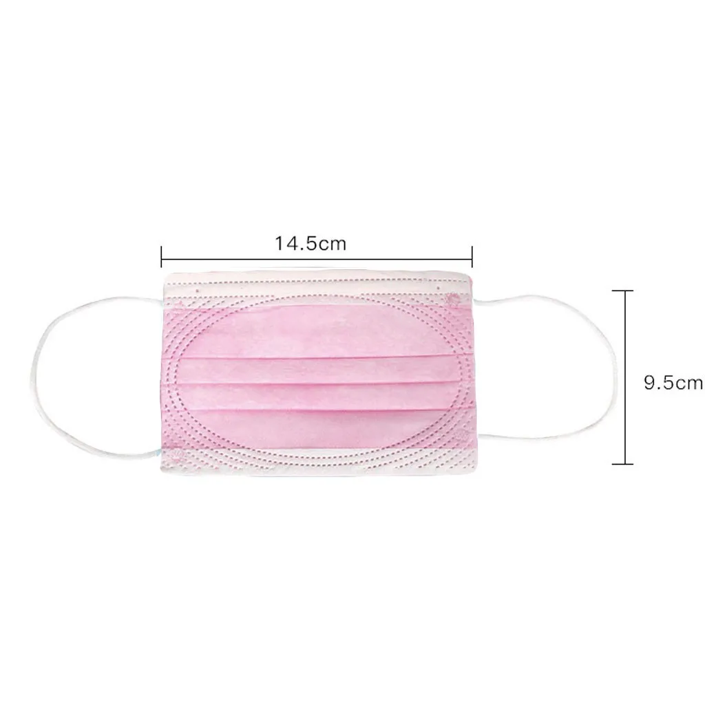 

Kids Disposable Face Masks 3 Layer Filter Mouth Mask Anti Dust Protective Mascarillas Child Breathable Windproof Facial Mask