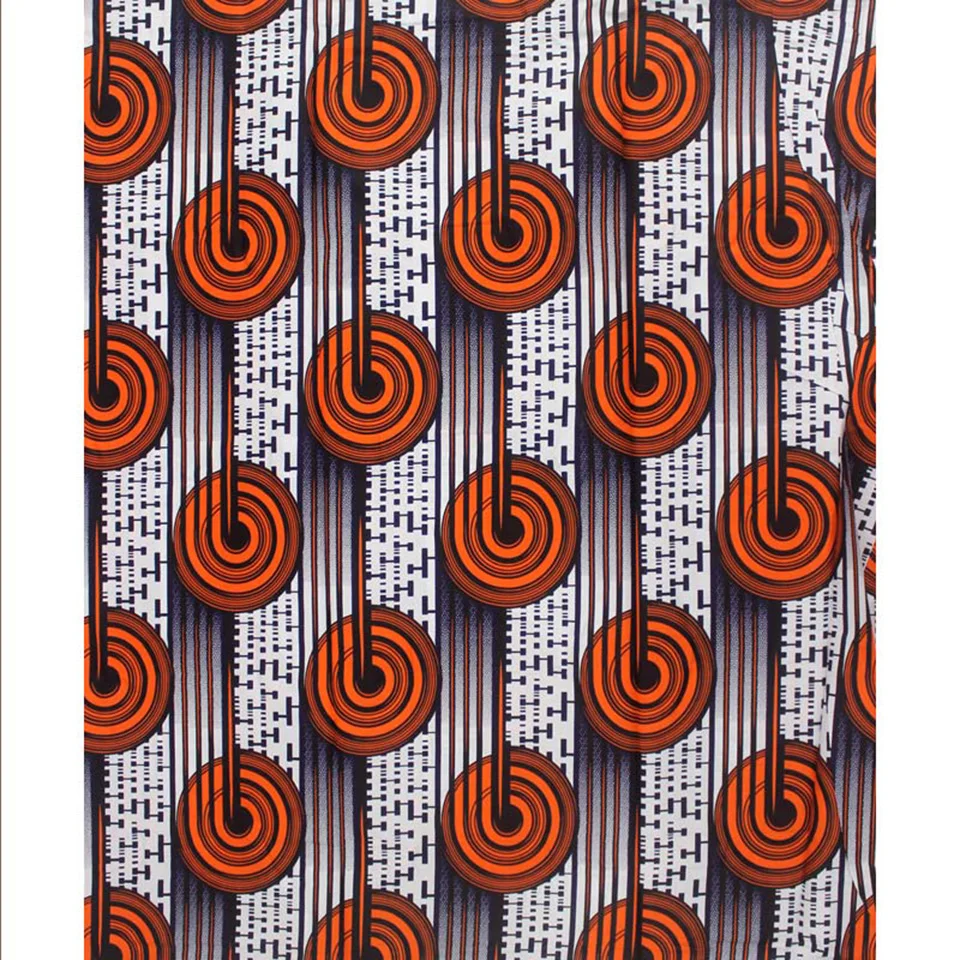 

Red African Nigerian Real African Print Fabric 6 Yards Of African Fabric African Wax Prints Fabric For Dress YBGSW-235