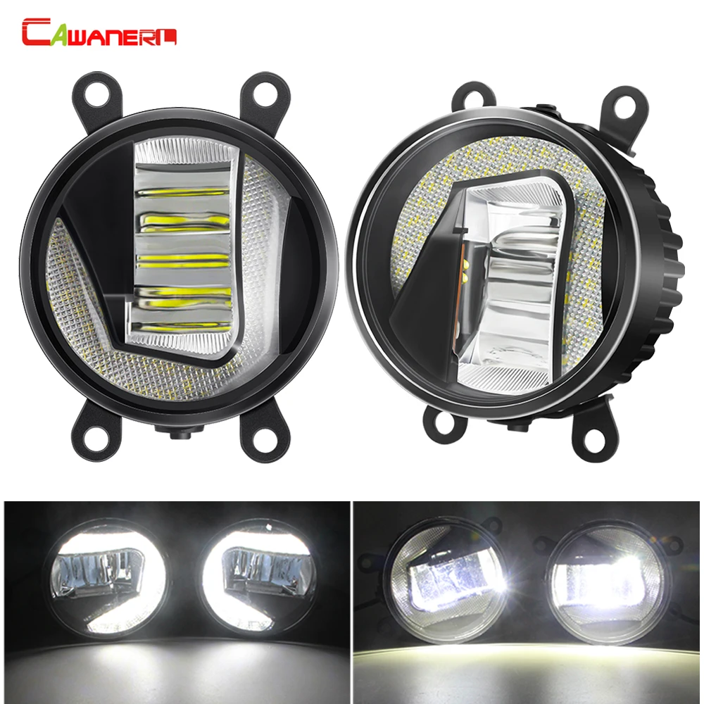 2in1 туман светильник сборки автомобиля Светодиодный Противотуманные фары