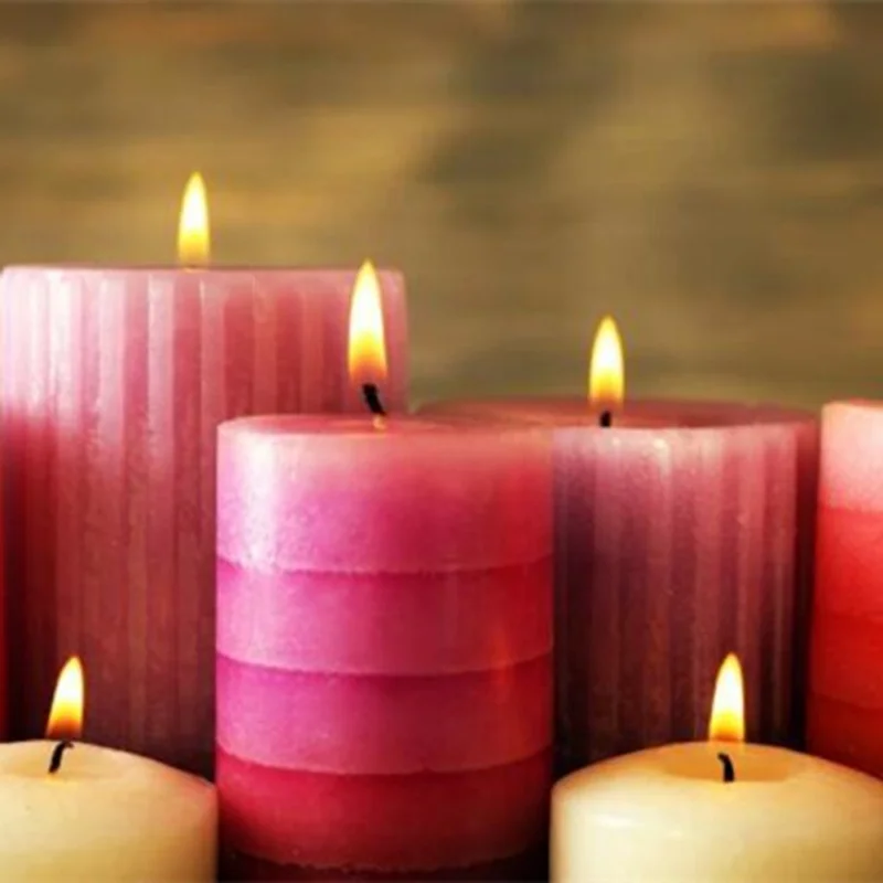 Свеча ручной работы сделай сам соевый воск краситель бытовая свеча твердая