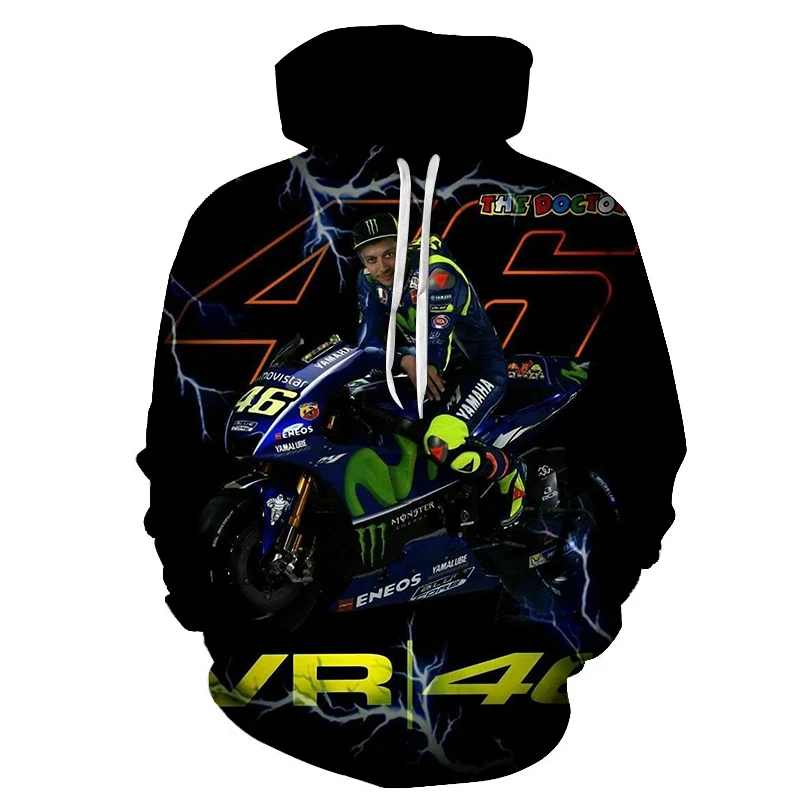 

2021 Fashion Men's 3D Printed Motorcycle Pattern Hoodie Outdoor Casual Sportswear Racing Plus Size Top