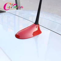 color my life abs chrome car signal antenna protection cover sequins fit for jeep renegade 2014 2020 parts accessories