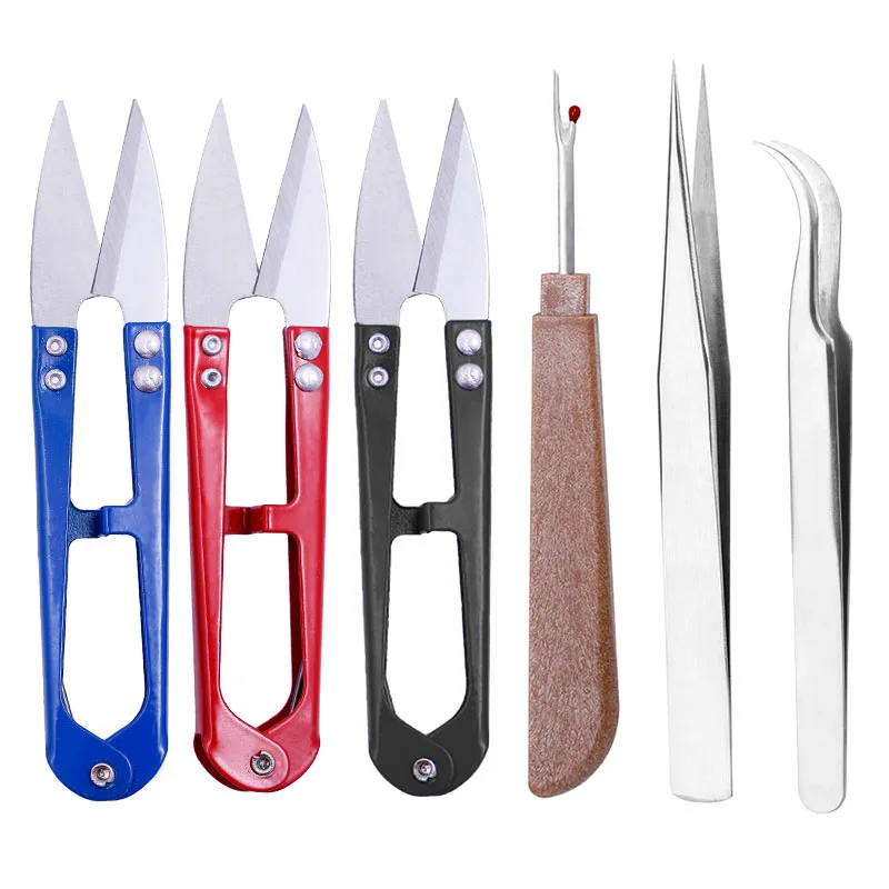 

Sewing Seam Ripper Kit Seam Rippers Stitch Remover & Thread Remover Scissors & Tweezers For DIY Sewing Needlework Crafting