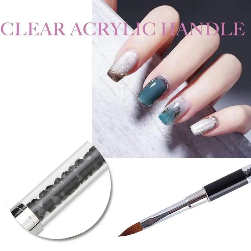 

1pcs Nail Brush Art Tools Line Painting Brushes Crystal Acrylic Thin Liner Drawing Pen Manicure Tools UV Gel