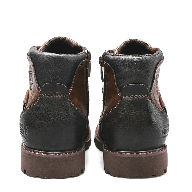 Классические Брендовые мужские ботинки; мужские Ботильоны ручной работы в итальянском стиле; уличная Водонепроницаемая Мужская Базовая Рабочая обувь; осенние мужские мокасины на шнуровке