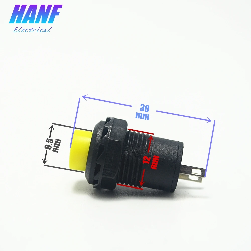 Пластиковый Кнопочный переключатель обычно используется в 5 шт. Мгновенный