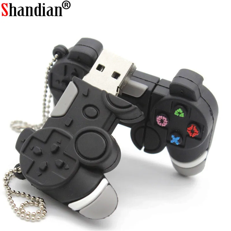 Мультяшный геймпад SHANDIAN флеш-диск USB 2 0 дюйма 4G 8 ГБ 16 32 64 128 ручка для творчества