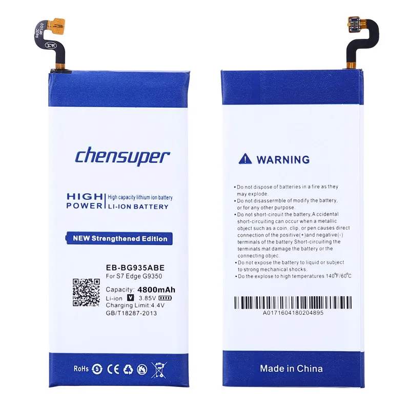 Chensuper NEW 4800mAh EB-BG935ABE аккумулятор для Samsung GALAXY S7 Edge G935F G9350 G935 |