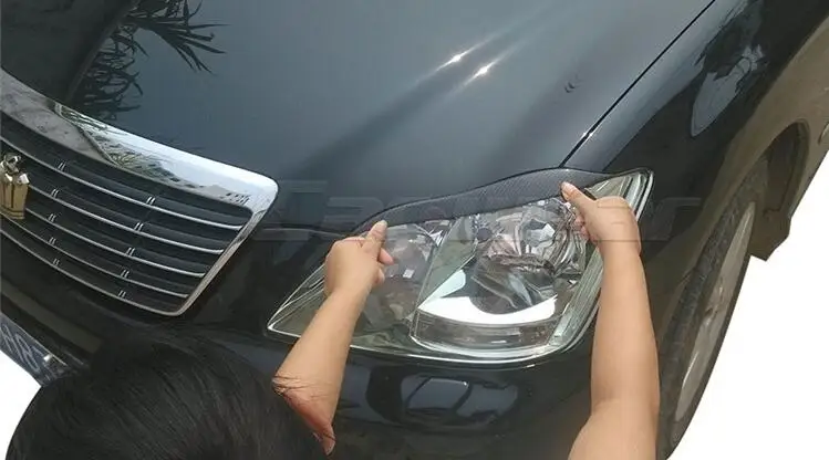 100% задние фары из углеродного волокна для бровей и век Toyota Crown 12th 2003 08 передний