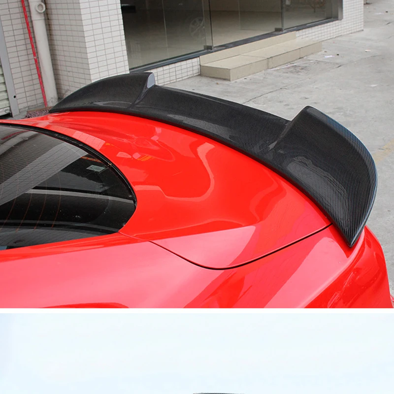 Задний спойлер из углеродного волокна крылья для Ford Mustang GT V8 V6 Coupe 2015 2019 FRP MMD