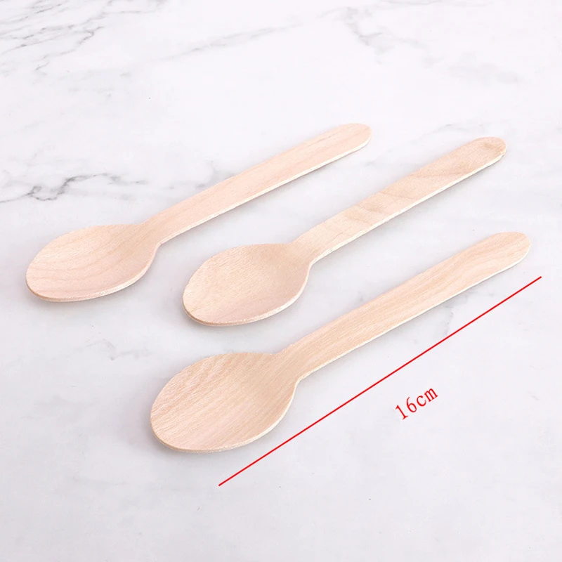 10pcs Bamboo And Wood Tableware Biodegradable Wooden Knife Fork Spoon Outdoor Travel Portable Tableware Set Kitchen Appliance