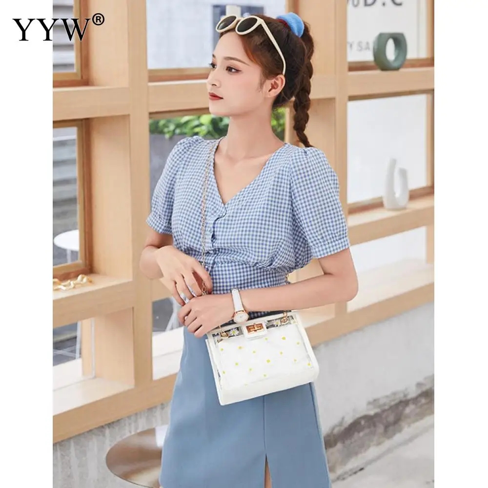

2020 Fashion Trend Ladies Transparent Jelly Candy Color Small Bag Korean Solid Personality Big Buckle Crossbody Shoulder Handbag