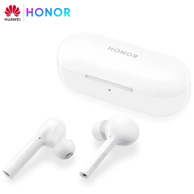 Huawei Honor Flypods Lite, беспроводные наушники, Hi-Fi, водонепроницаемые, IP54, управление нажатием, Беспроводная зарядка, Bluetooth 4,2, зеленый - Цвет: White