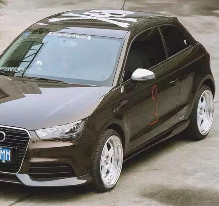 

Hi-end Real Carbon Fiber AG Style A1 Side Skirts Lip Spoiler For Audi A1 2011-2015