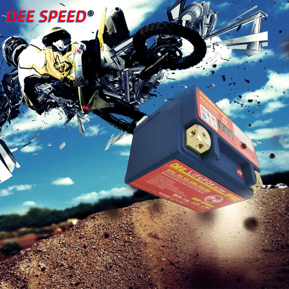 Аккумуляторная батарея LiFePo4 для мотоцикла 12 В CCA 430A железная литиевая