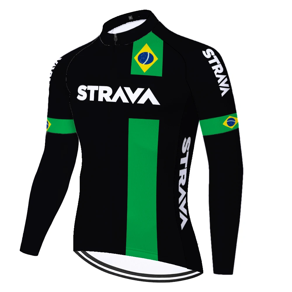 Бразильская Весенняя велосипедная майка итальянская strava Нидерландская рубашка