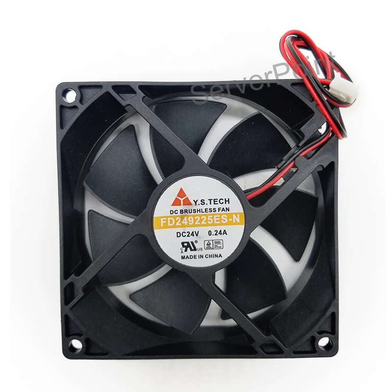 Оригинал для Y.S TECH FD249225ES N DC 24V 0.24A 92x92x25 мм вентилятор охлаждения сервера|Кулеры и