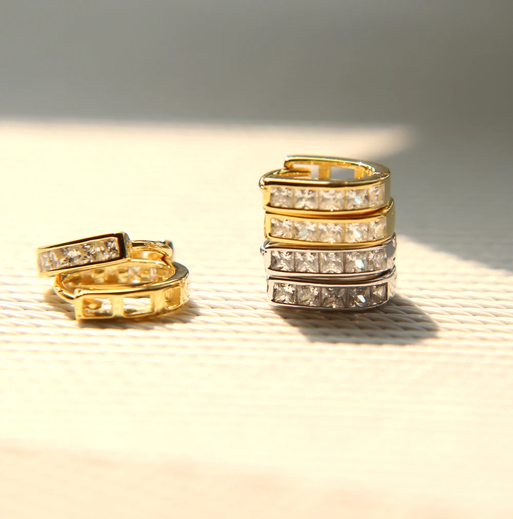 Серьги Клипсы из серебра 925 пробы с кольцом| |