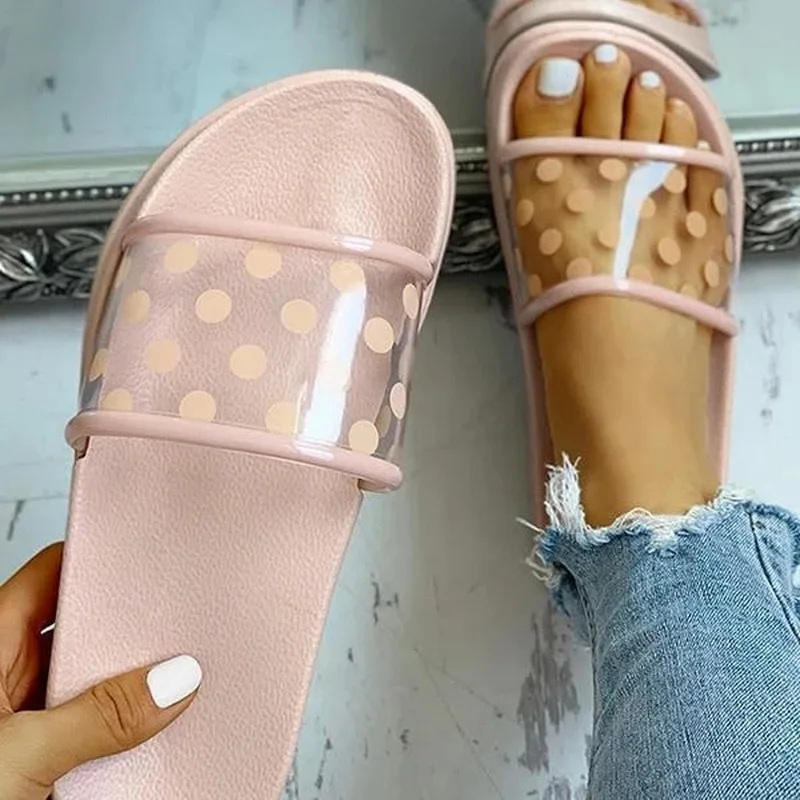 

2021 Fashion Summer Women Home Slippers Simple Shoes Non-slip Bathroom Slides Casual Flip Flops Female Indoor Platform Slippers