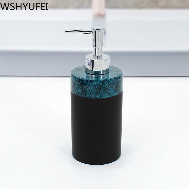 Новый стильный набор для ванной из смолы чашка полоскания рта пары