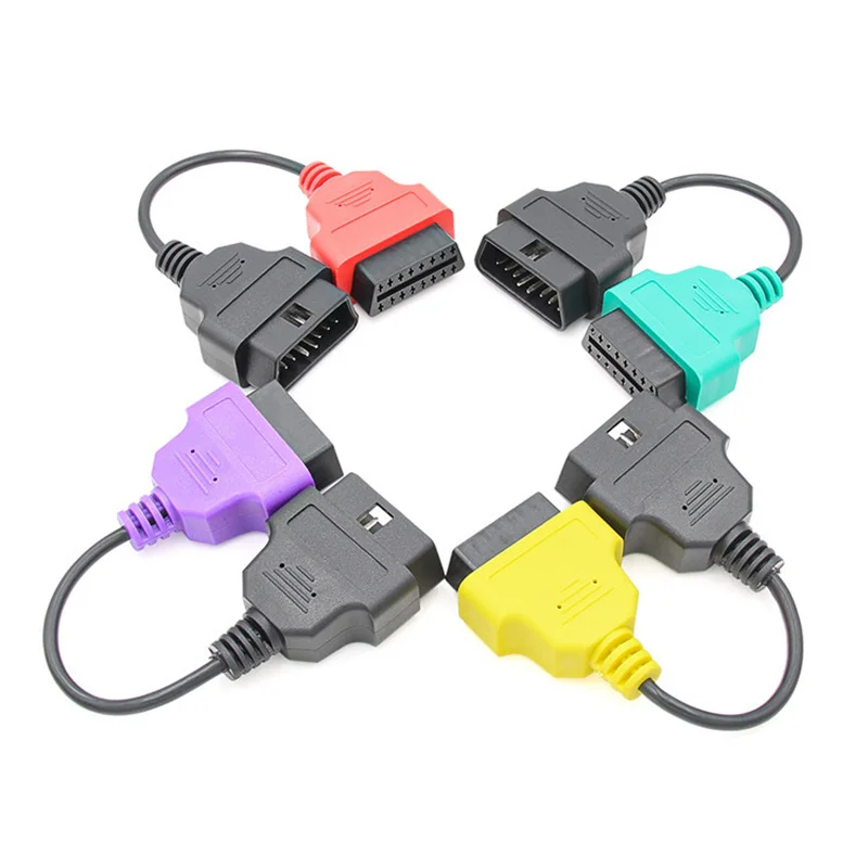 Новые 4 шт мульти сканер ECU диагностики Connecte Кабель адаптер Комплект для Fiat из АБС