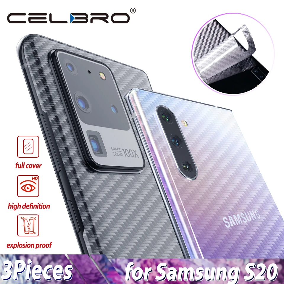 Защитная пленка из углеродного волокна для Samsung Galaxy S20 Note10 Plus|Защитные стёкла и