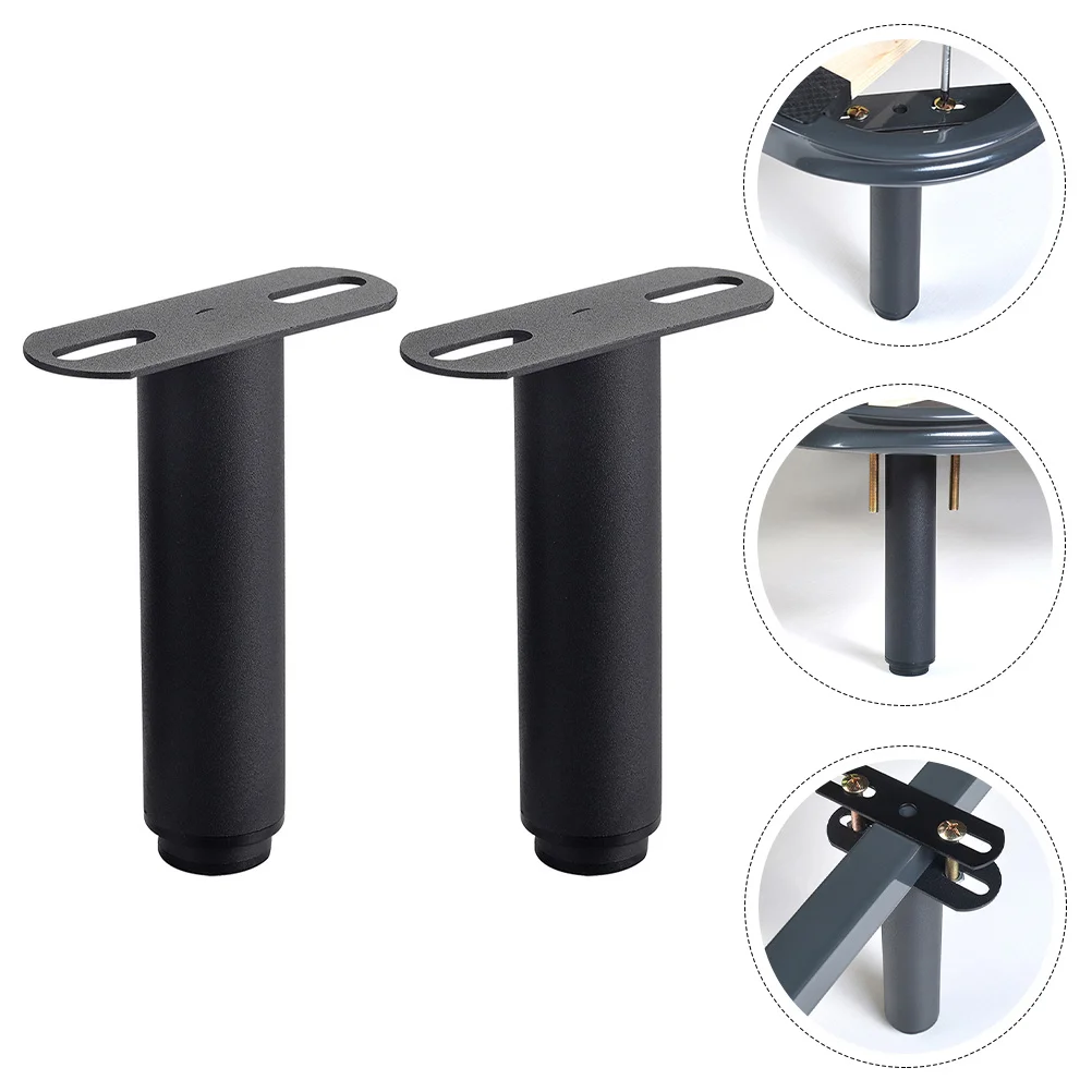 

Прочные ножки для кровати, 2 шт., ножки для дивана, ножки для дома (черные)