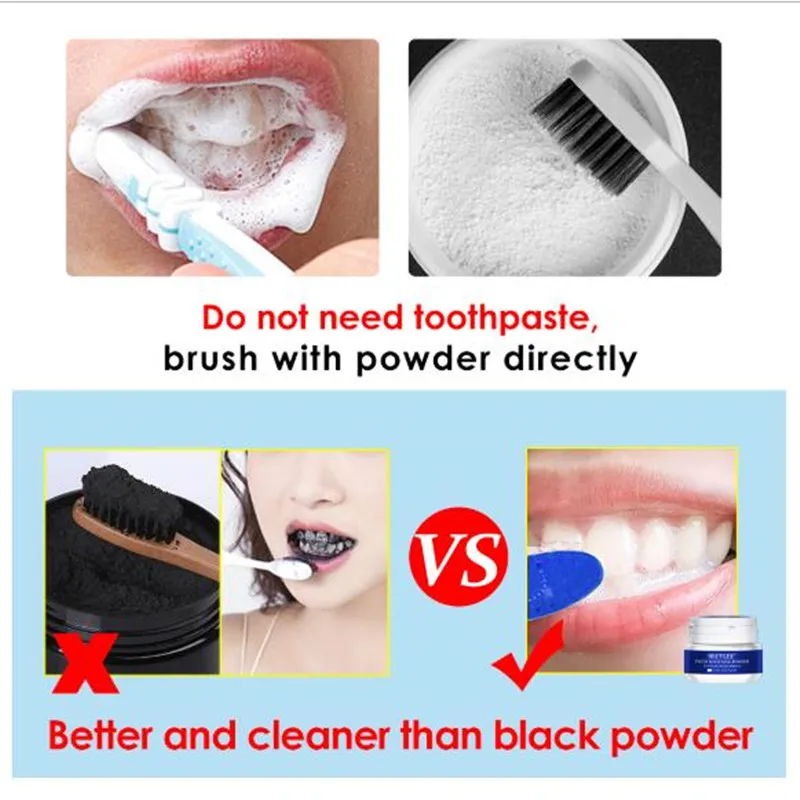 Жемчужный порошок для отбеливания зубов зубная паста отбеливание чистка гигиена