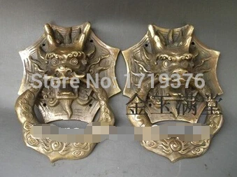 Бесплатная доставка &lt&lt&lt редкая китайская Бронзовая резная статуя голова